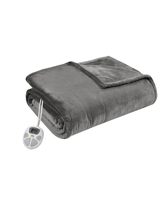 Serta Electric Plush Blanket, Queen