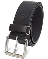 Calvin Klein Jeans Men's Leather Belt with Keeper Ring