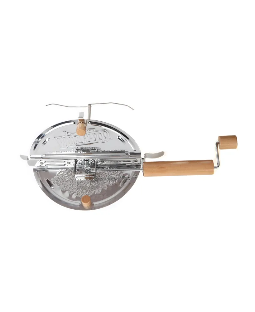 Wabash Valley Farms Stainless Steel Whirley-Pop Popcorn Popper