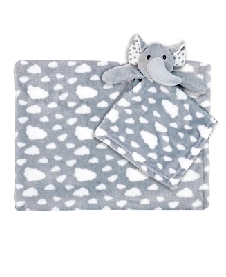 Baby Boys and Girls Elephant Nunu and Blanket, 2 Piece Set