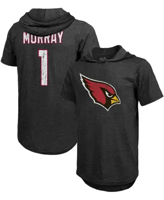 Men's Kyler Murray Black Arizona Cardinals Player Name Number Tri-Blend Hoodie T-shirt
