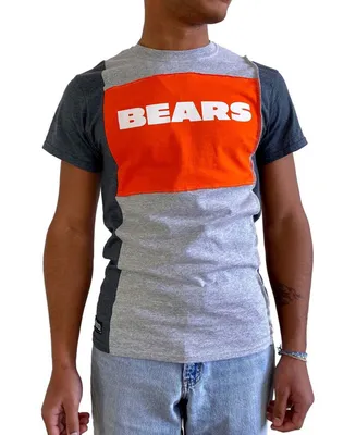 Men's Heathered Gray Chicago Bears Split T-shirt