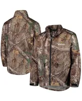 Men's Realtree Camo Minnesota Vikings Sportsman Waterproof Packable Full-Zip Jacket