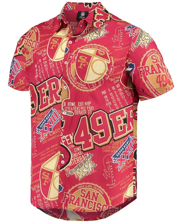 Fanatics Men's NFL x Darius Rucker Collection by Gray San Francisco 49ers  Chambray Button-Up Long Sleeve Shirt - Macy's