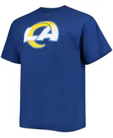 Men's Big and Tall Aaron Donald Royal Los Angeles Rams Player Name Number T-shirt