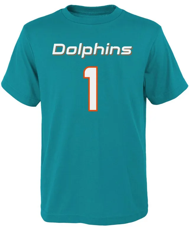 Fanatics Men's Tua Tagovailoa Aqua Miami Dolphins Big & Tall Eligible Receiver III Name & Number T-Shirt