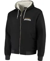 Men's Black Jacksonville Jaguars Craftsman Thermal Lined Full-Zip Hoodie