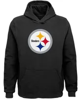 Toddler Boys and Girls Black Pittsburgh Steelers Team Logo Pullover Hoodie