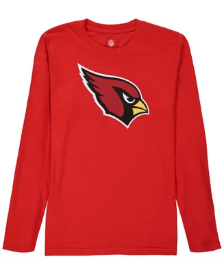 Big Boys Cardinal Arizona Cardinals Team Logo Long Sleeve T-shirt