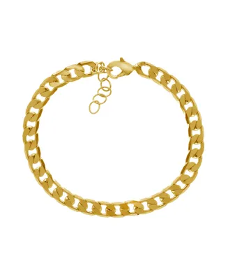And Now This 18k Gold Plated Curb Link Bracelet - Gold