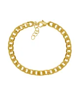And Now This 18k Gold Plated Curb Link Bracelet - Gold