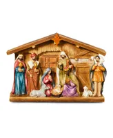 Glitzhomeighted Resin Nativity, 12.5"