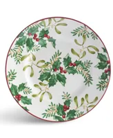 222 Fifth Christmas Foliage 12 Pc. Dinnerware Set, Service for 4