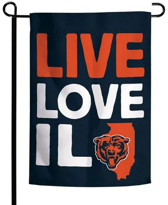 Multi Chicago Bears 12'' x 18'' Local Design Double-Sided Garden Flag
