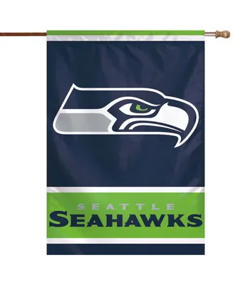 Multi Seattle Seahawks 28" x 40" Primary Logo Single-Sided Vertical Banner