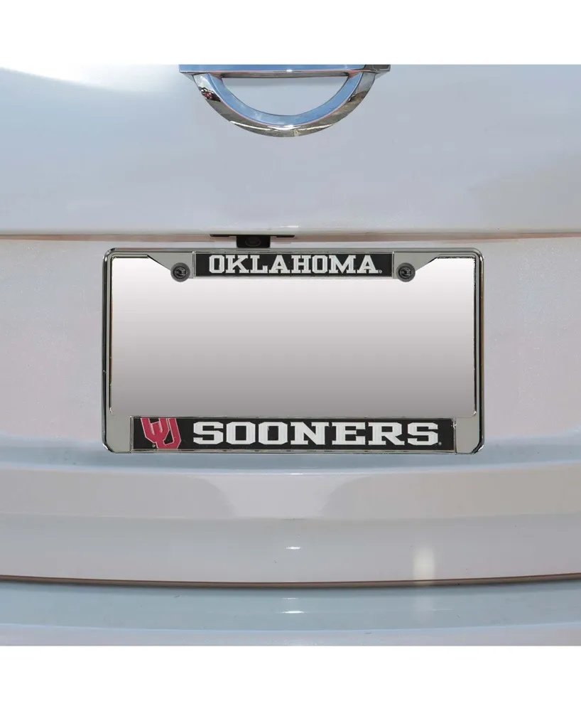 Multi Oklahoma Sooners Small Over Large Mega License Plate Frame