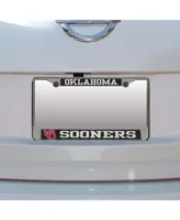 Multi Oklahoma Sooners Small Over Large Mega License Plate Frame