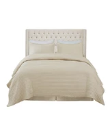 Madison Park Amelia Fabric Tufted Queen Headboard