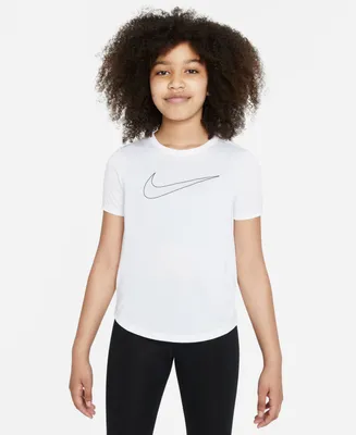 Nike Big Girl's Dri-Fit Short-Sleeve Training Top