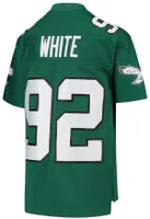 Mitchell & Ness Big Boys and Girls Reggie White Green Philadelphia Eagles 1990 Legacy Retired Player Jersey