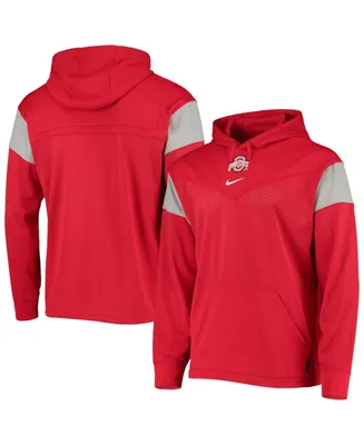 Nike Men's Ohio State Buckeyes Sideline Jersey Pullover Hoodie