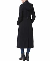 Women's Laila Long Hooded Wool Walking Coat