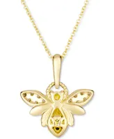 Le Vian Nude Diamond (1/5 ct. t.w.) & Blackberry Diamond (1/10 ct. t.w.) 18" Pendant Necklace in 14k Gold