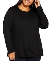 Motherhood Maternity Plus Size Crewneck Nursing T-Shirt