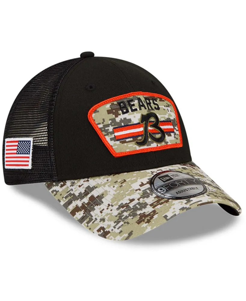 Men's '47 Camo/Black Chicago Bears Trucker Adjustable Hat