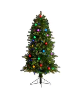 Montana Mountain Fir Artificial Christmas Tree, 5'