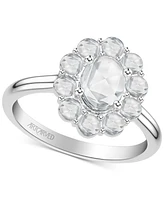 Art Carved Diamond Rose-Cut Oval Halo Engagement Ring (7/8 ct. t.w.) in 14k White, Yellow or Rose Gold