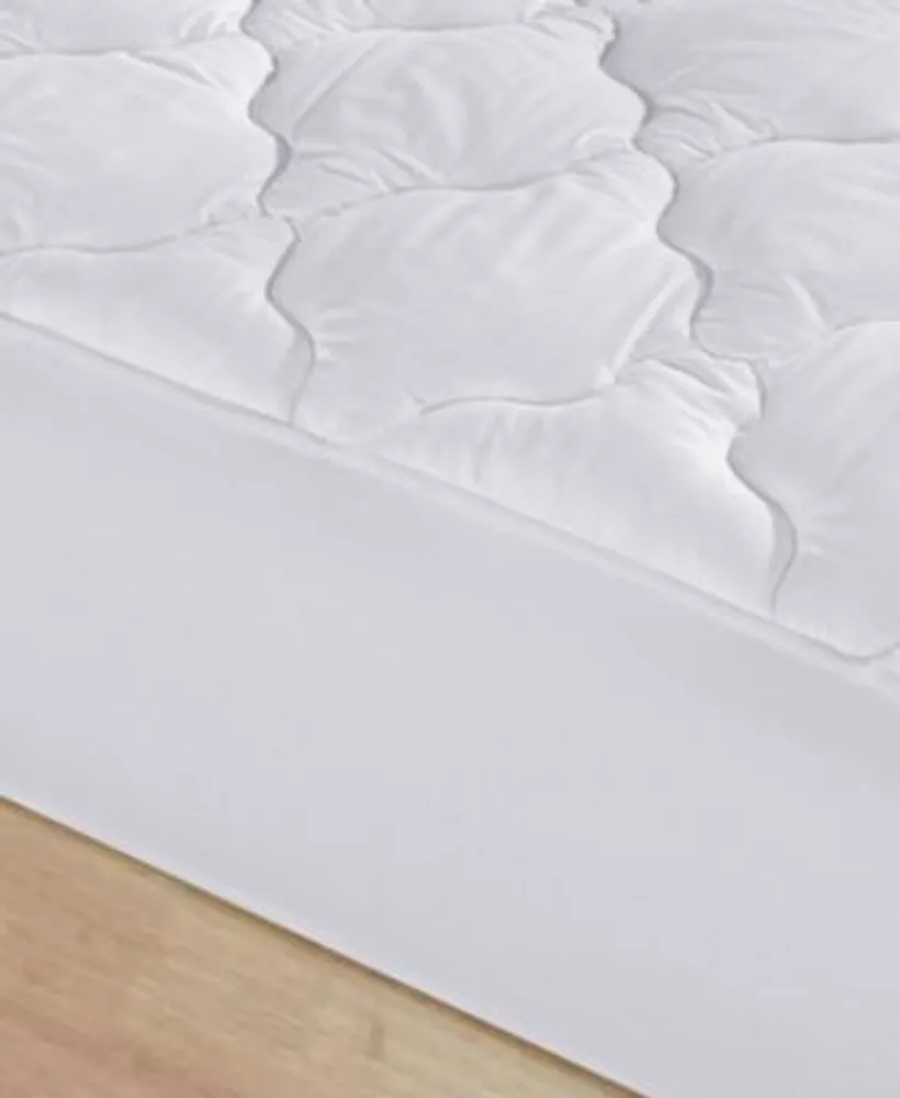 Unikome Quilted Down Alternative Mattress Pad With Cotton Cover White