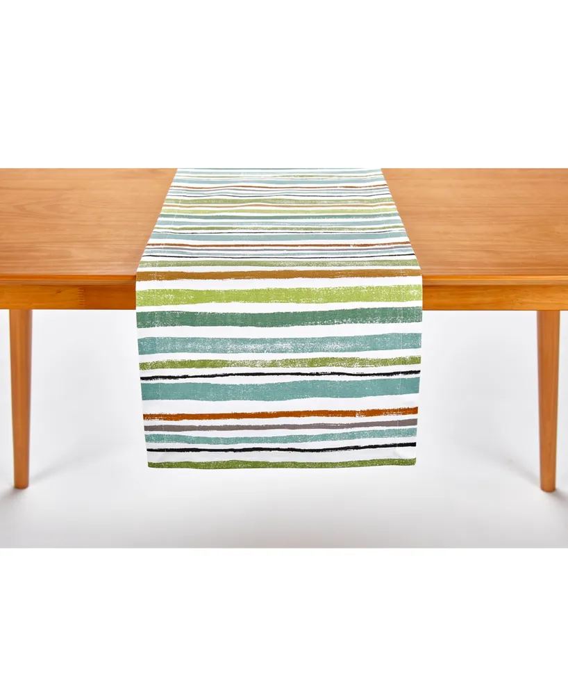 Garden Stripe Table Runner, 72" x 14"