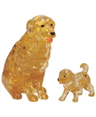 BePuzzled 3D Crystal Puzzle - Dog and Puppy