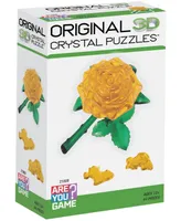 Areyougame 3D Crystal Puzzle - Rose Yellow