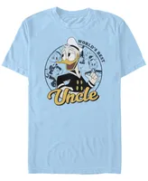 Men's Duck Tales Donald Duck Uncle Short Sleeve T-shirt