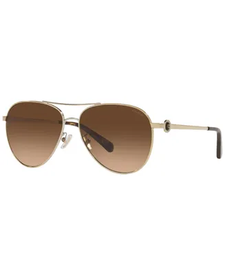 Coach Women's Sunglasses, HC7128 58 - Shiny Light Gold