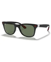 Ray-Ban Scuderia Ferrari Collection 52 Men's Low Bridge Fit Sunglasses