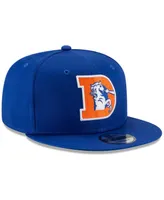 Men's Royal Denver Broncos Throwback 9Fifty Adjustable Snapback Hat