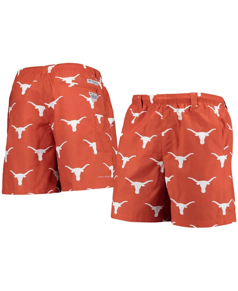 Men's Texas Orange Texas Longhorns Pfg Backcast Ii Omni-Shade Hybrid Shorts