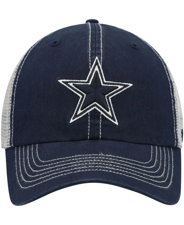 Men's HOOey Navy/White Dallas Cowboys Retro Joe Logo Trucker Adjustable Hat