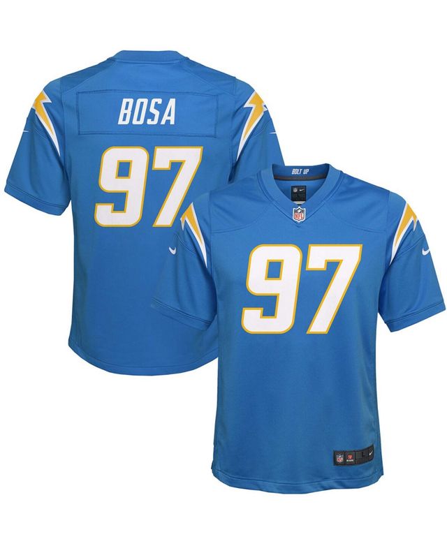 Big Boys Joey Bosa Powder Blue Los Angeles Chargers Game Jersey