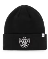 Big Boys and Girls Black Las Vegas Raiders Basic Cuffed Knit Hat