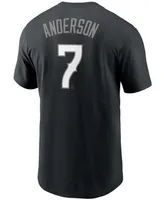 Men's Tim Anderson Black Chicago White Sox City Connect Name Number T-shirt