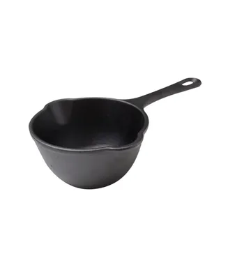 Victoria Cast Iron Sauce Pan. 0.45qt Sauce Pot Seasoned