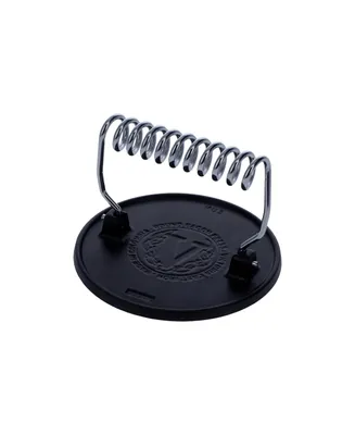 Victoria Bacon Press, 6.5 " Round / Meat Weight with Wire Handle