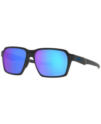 Oakley Men's Polarized Sunglasses, OO4143 Parlay