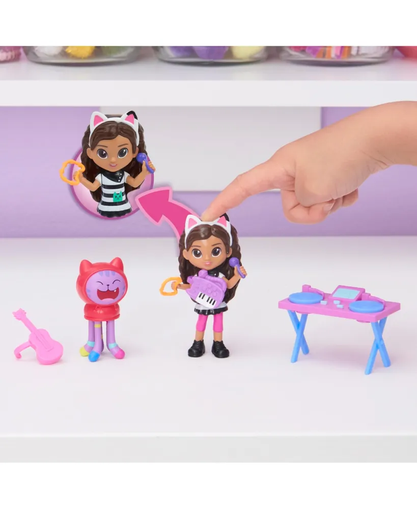 DreamWorks Gabby's Dollhouse, Kitty Karaoke Set with 2 Toy Figures - Multi