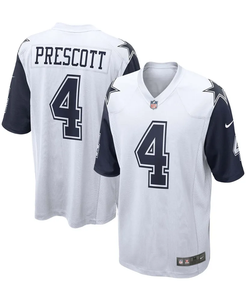 Nike Men's Dak Prescott White Dallas Cowboys Alternate Game Jersey - Macy's