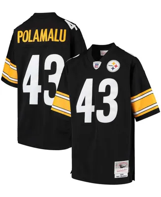 Mitchell & Ness Big Boys and Girls Pittsburgh Steelers 2005 Gridiron Classics Retired Player Legacy Jersey - Troy Polamalu